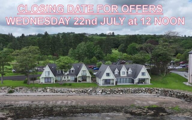 CLOSING DATE – APARTMENT 7, REDCASTLE, DONEGAL