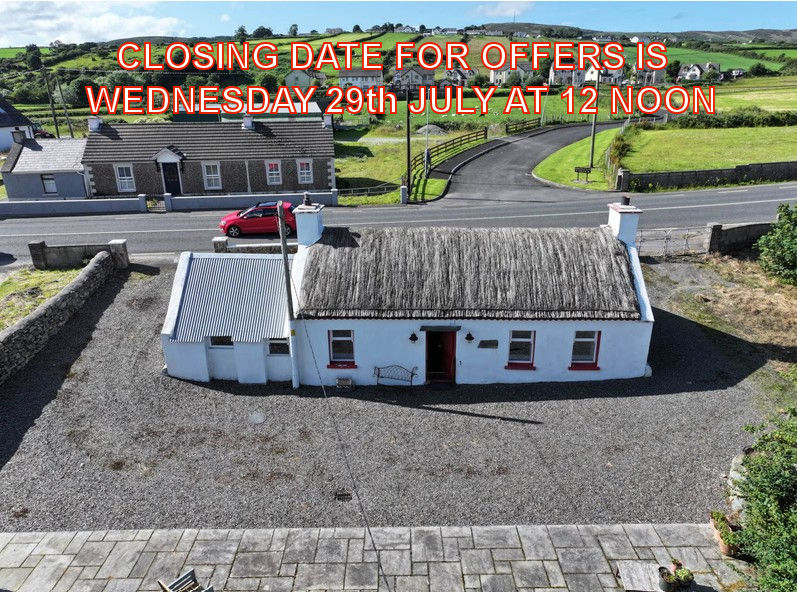 CLOSING DATE FOR OFFERS – KATHY’S COTTAGE, GREENCASTLE, CO DONEGAL